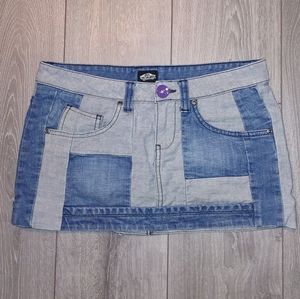 Vans denim mini skirt